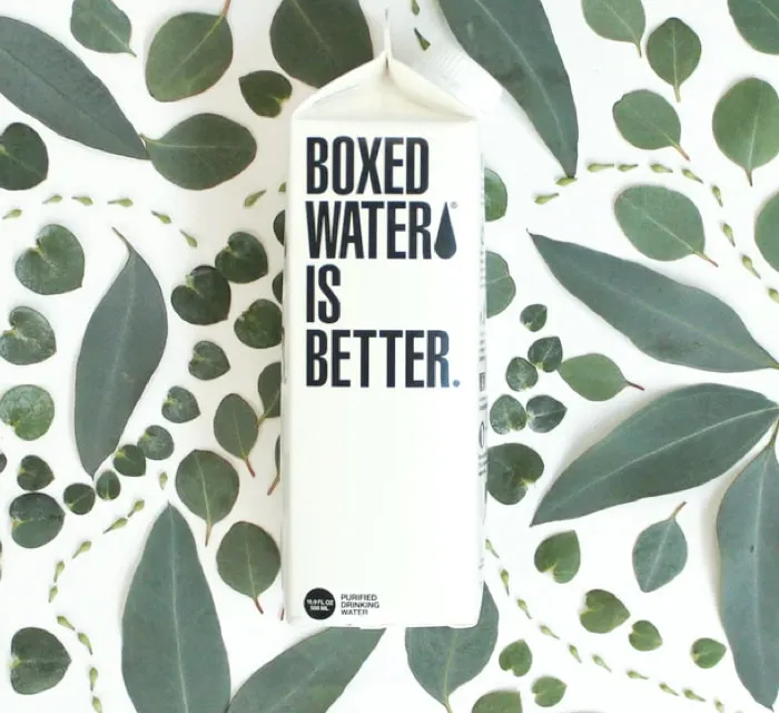 Photo of a Bottle of Boxed Water